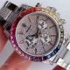JH Factroy New Rolex Daytona Rainbow Full Pave Diamond Replica Watch - Swiss 4130 Movement (3)_th.jpg